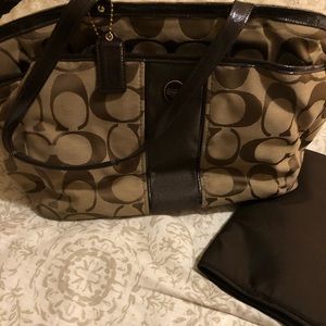 Coach diaper bag